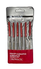 Набор надфилей 140х70х3  алмазных "MATRIX MASTER" (из 6 шт)