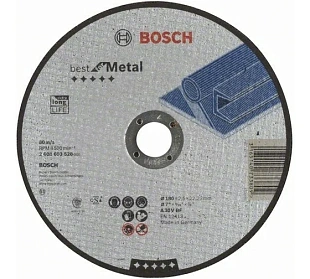 Круг отрезной 180х2,5х22 по металлу А30 (BOSCH)