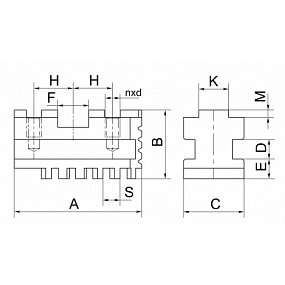Кулачки базовые (рейки) 2-125.224.009