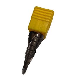 Сверло ступенчатое 4-20 9-ступеней Р6М5К5 SN-TOOLS